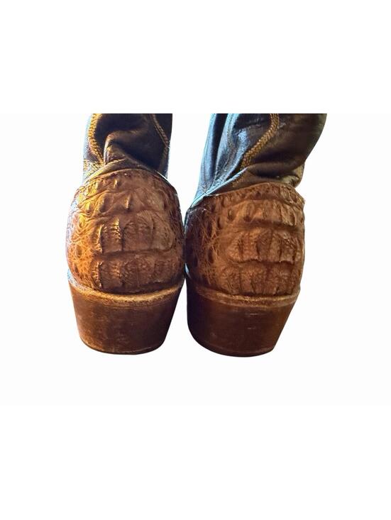 Men\'s Caiman Crocodile Western Cowboy Boots Custom Size 9 main image 7